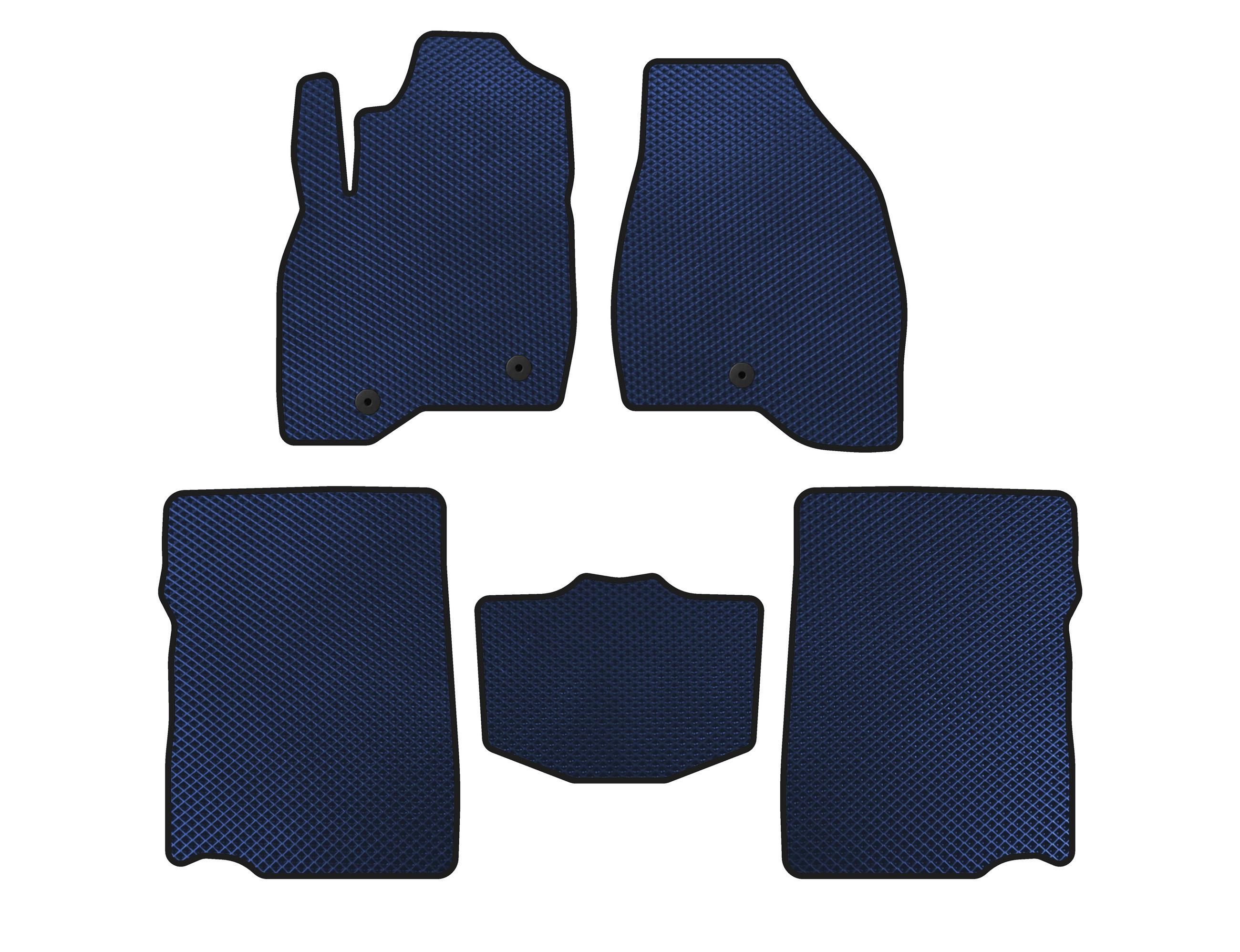 

EVA mats (2017-2019, 7-seater, Blue) for Ford Explorer