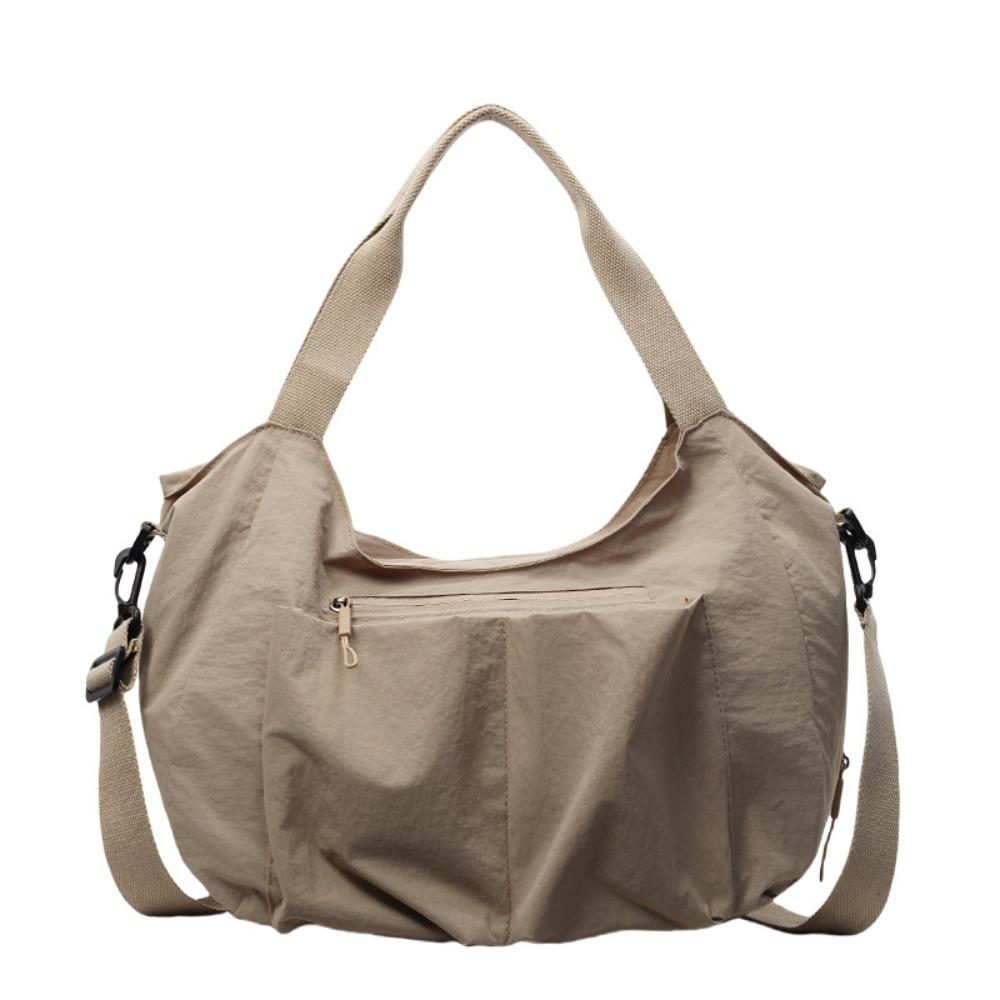 

Сумка-тоут однотонная с несколькими карманами, повседневный мешочек для хранения, универсальная сумка для поездок на работу, для покупок хаки