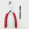 100Pcs 6mm Metal Eyelets Set Include Hole Puncher and Mounting Pliers Tool For Leather Crafting Belt Bag Making Sewing