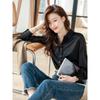 Japanese Satin Anti-wrinkle Droop Texture High-end Shirt for Women Long Sleeves Can Be Fashionable and Professional