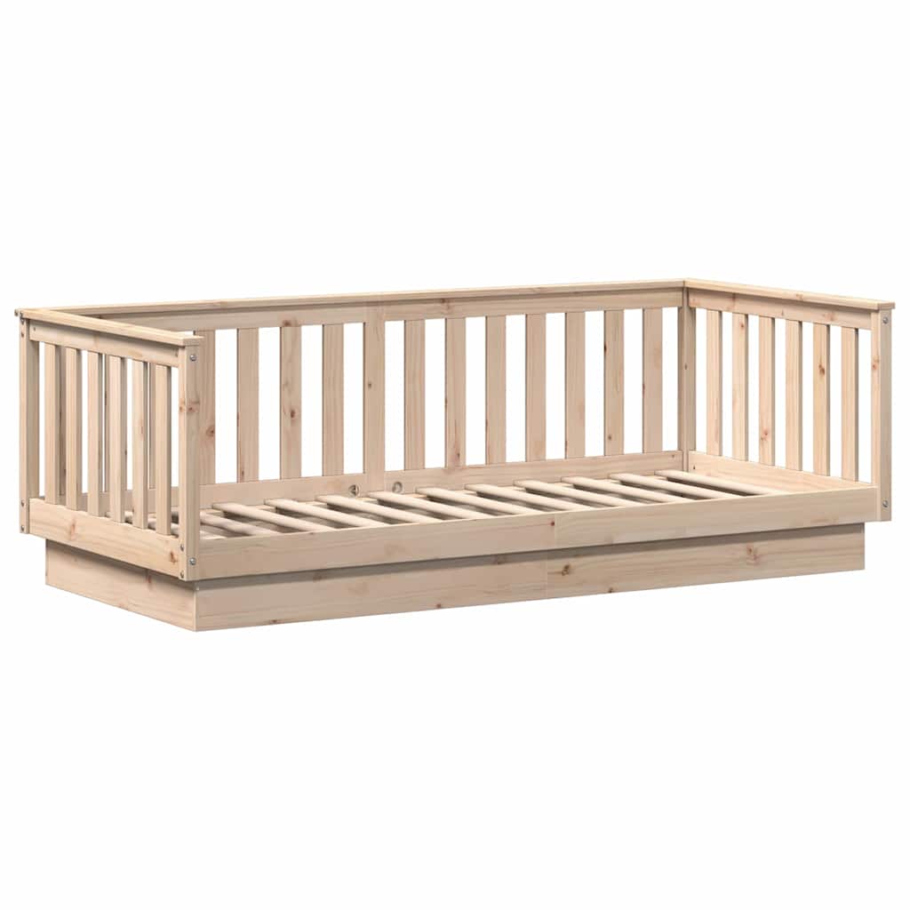 Daybed Without Mattress 90 X 200 Cm Solid Pine Wood