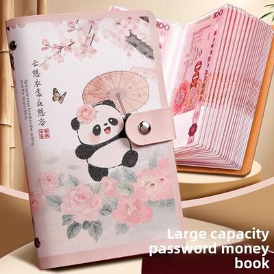 New Large Capacity 100 Envelopes Money Saving Challeng Waterproof Save Money Cash Storage Book PU Budget Binder