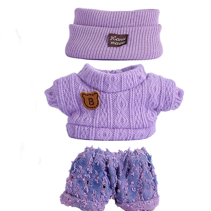 Fashion Doll Clothing Set For Anime Figure Doll 17cm Standing Doll Display Children Interactive DressingUp Doll Clothes