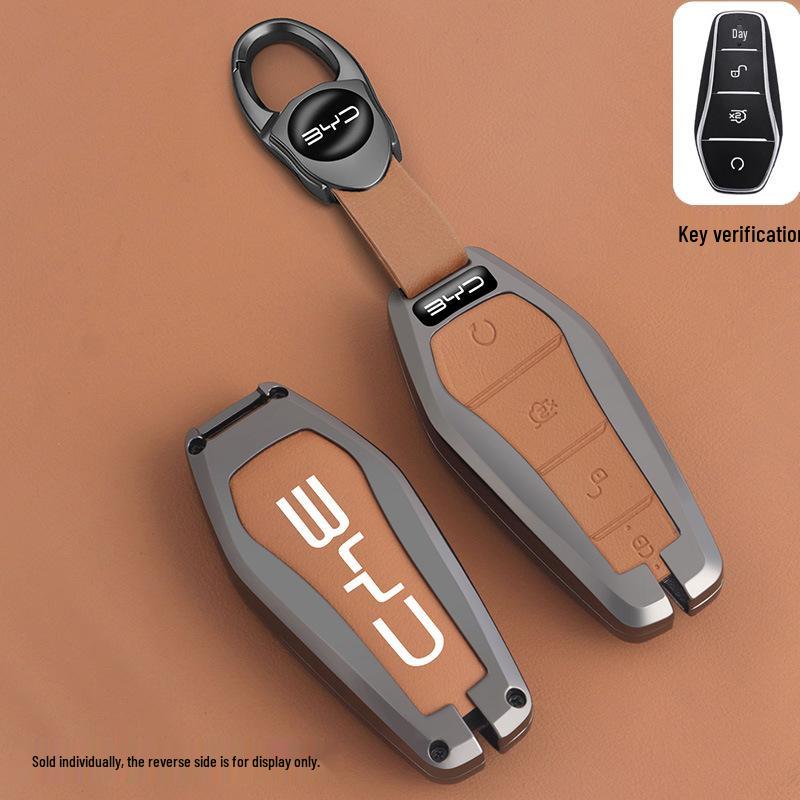 BYD Han Key Case: Metal Shell for Han DMI, Han EV, Qin, Yuan, Song PLUS, Tang