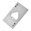 2Pcs Poker Card Bottle Opener Stainless Steel Ace of Spades Beer Bottle Opening Tool Kitchen Gadget Seniors Arthritis Chef Gift