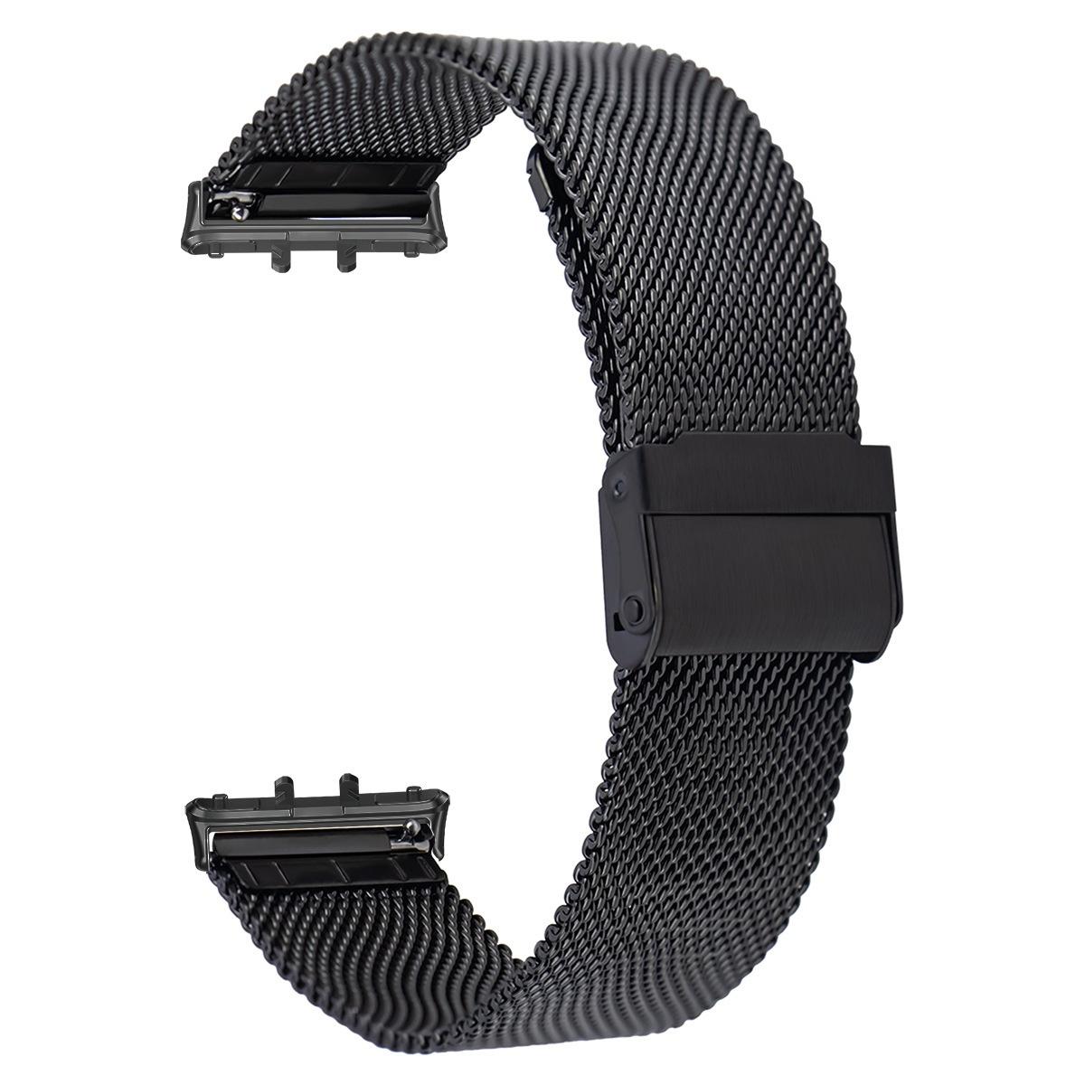 For Samsung Galaxy Fit3 Watch Band Milanese Loop Stainless Steel Adjustable Wrist Strap with Clasp