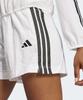 ADIDAS Essentials 3-Stripe Lifestyle Woven Shorts - White:Black / Je1310