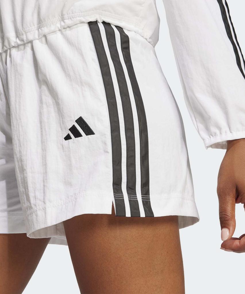 ADIDAS Essentials 3-Stripe Lifestyle Woven Shorts - White:Black / Je1310