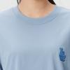 MLB T Shirts Unisex Los Angeles Dodgers / Light Sky Blue Crew Neck Moderate 3ATSM2163-07SBL