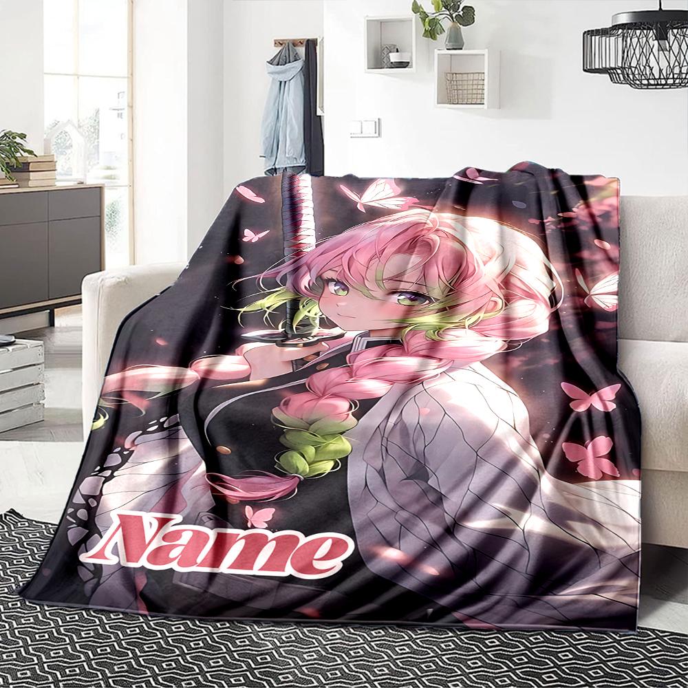 Custom Name Owl Warrior'S Might Party Blanket For Couch Bed Plush Cozy Fuzzy Blanket Super Soft Warm Blankets For Fall And Winter 0916302