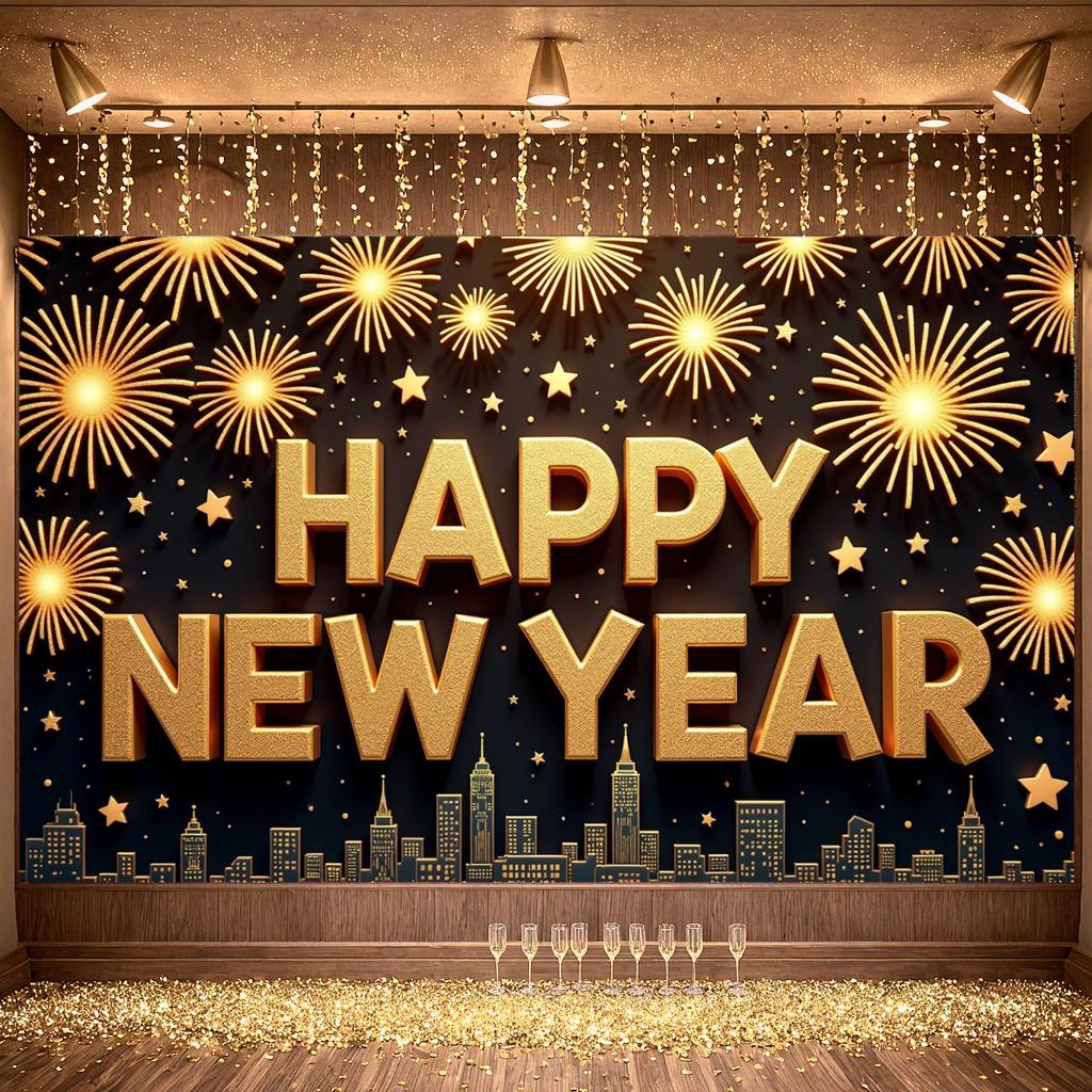 Star Banner 3D Letters Event Banner Holiday Banner Holiday Decor For Photo Backdrop Countdown Party Home Party