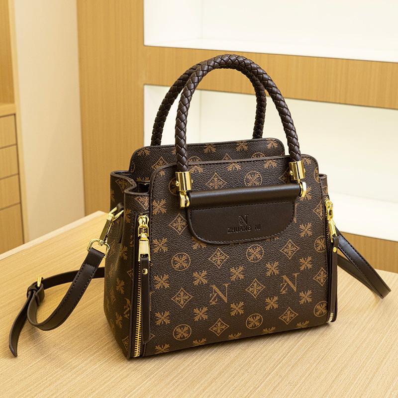 

Новые модные универсальные женские сумки, трендовые сумки, большой вместимости для поездок на работу, высококлассные сумки-тоут чёрный