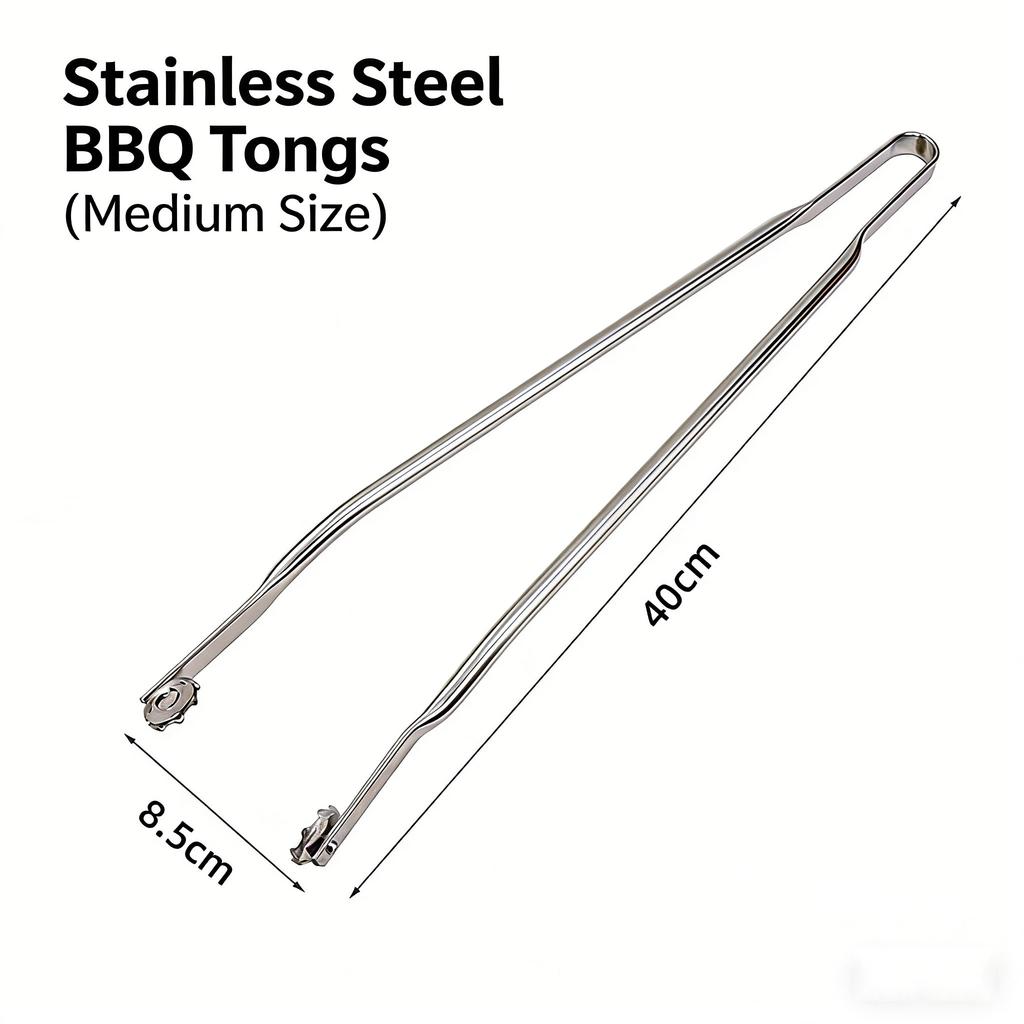 Multipurpose Kitchen Tongs with Long Handle Cooking Tongs Kitchen Sausage Turning Tongs Korean Camping Barbecue Accessories