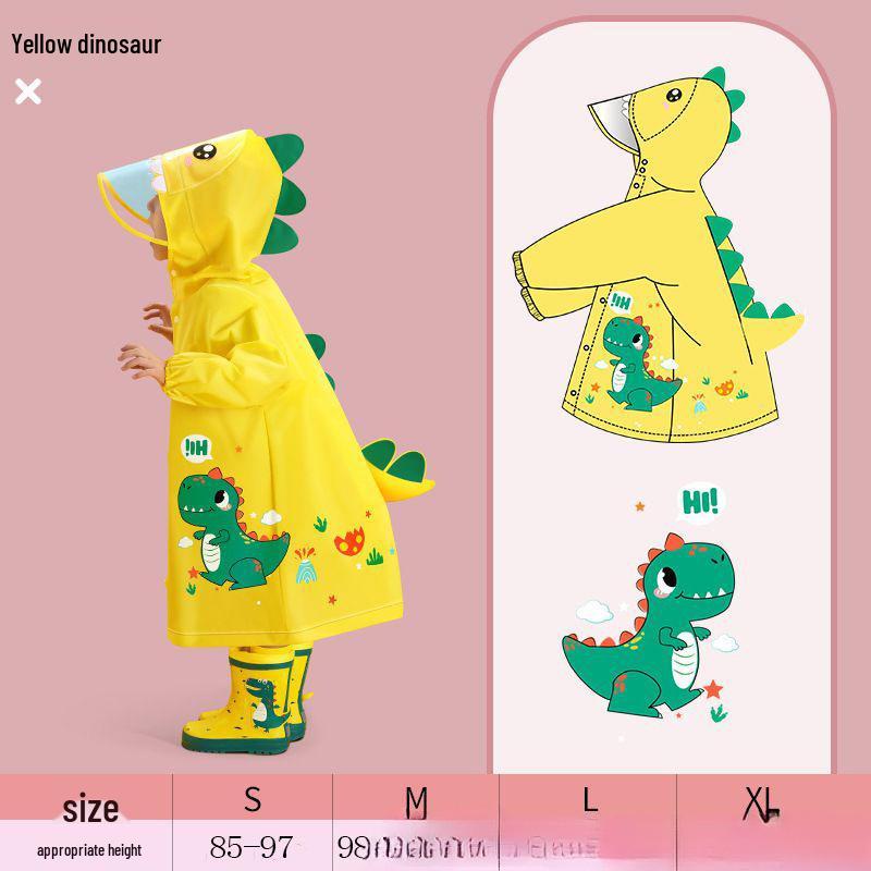 

Дитячий дощовик 2025: Водонепроникне пончо для хлопчиків та дівчаток дошкільного віку S [Height 85-97cm] 1.5-3 years