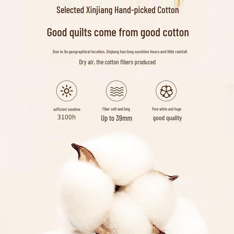 Oeny Handmade Xinjiang Cotton Duvet Insert