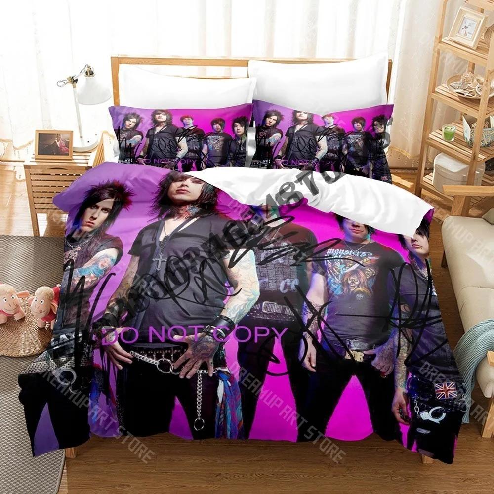 3D Print Falling in Reverse Bedding Set Single Twin Full Queen King Size Bed Set Adult Kid Bedroom Duvetcover Sets Anime Bed