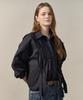 MAXZA Pleated Shirring Detail Loose Fit Shirt Blouse