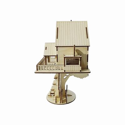 DIY Jungle Treehouse #1, Craft Model Kit, Hands-On Activity Table Decoration, Birthday or Christmas Gift