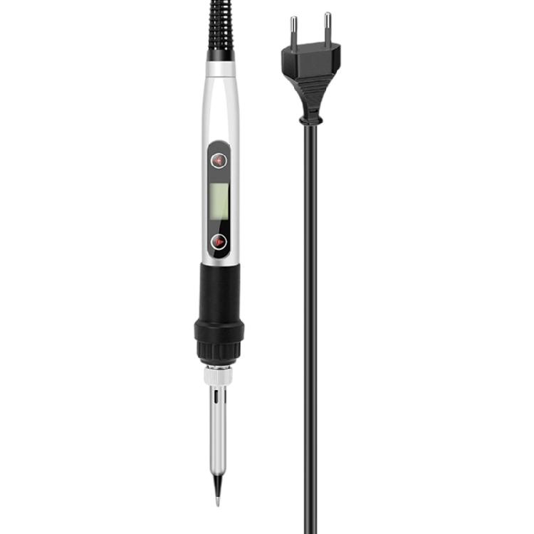 

High Performances Soldering Iron With Digital Temperature Display 80W Fast Heating Aluminum Alloy Body For Home Use