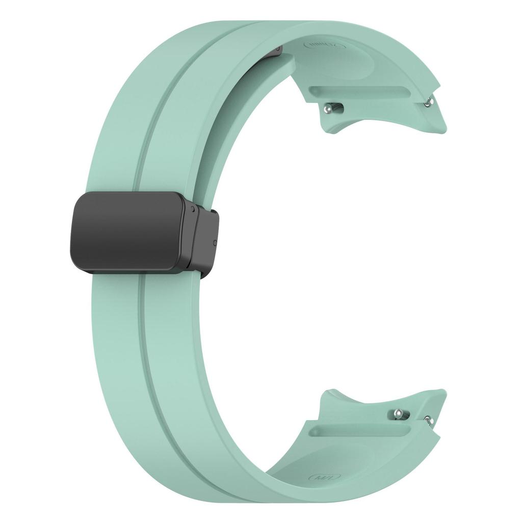 Silicone Strap with Folding Magnetic Buckle for Samsung Watch 4/5/6/Pro - In Stock