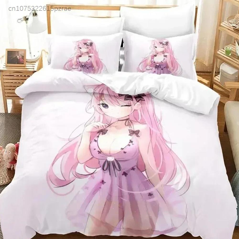 Anime Nyatasha Nyanners Bedding Set For Bedroom Soft Modern Bedspreads Comefortable Kids Duvet Cover Quilt Cover And Pillowcase