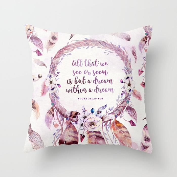 Boho Pillow Cover Dream Catcher Cushion For Home Sofa Chair Decoration Pillowcase Car Ornament