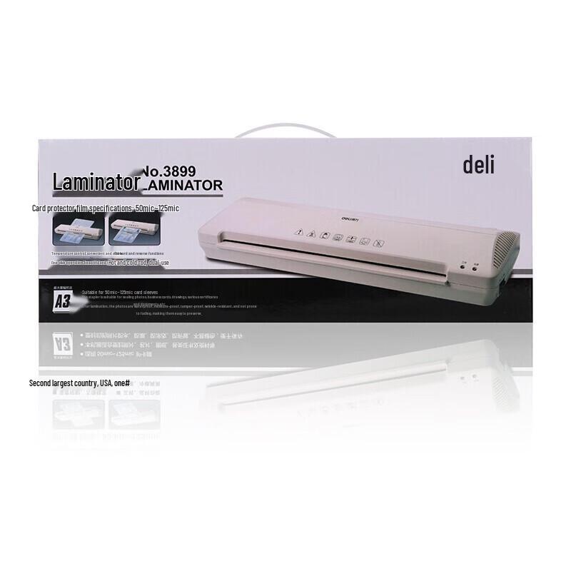 Deli 3899 A3/A4 Laminator CN plug (adapter included)