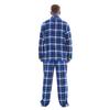 Keanu Mens Checked Brushed Long Pyjama Set