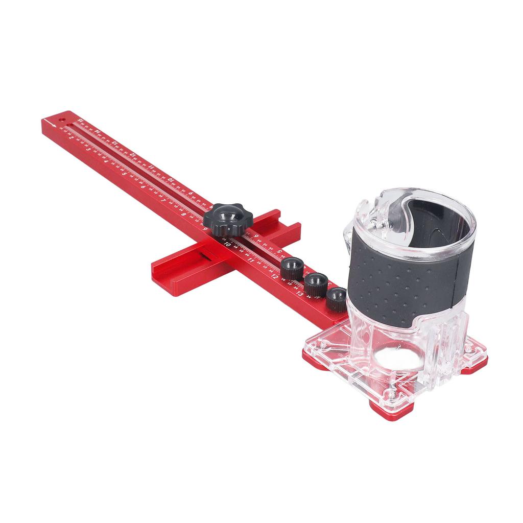 Router Milling Groove Bracket 4 in 1 Cabinet Hardware Jig Circle Cutting Guide Adjustable Woodworkin