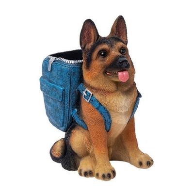 Cartoon Dog Pencil Holder Practical Pen Container Convenient Makeup Organizer