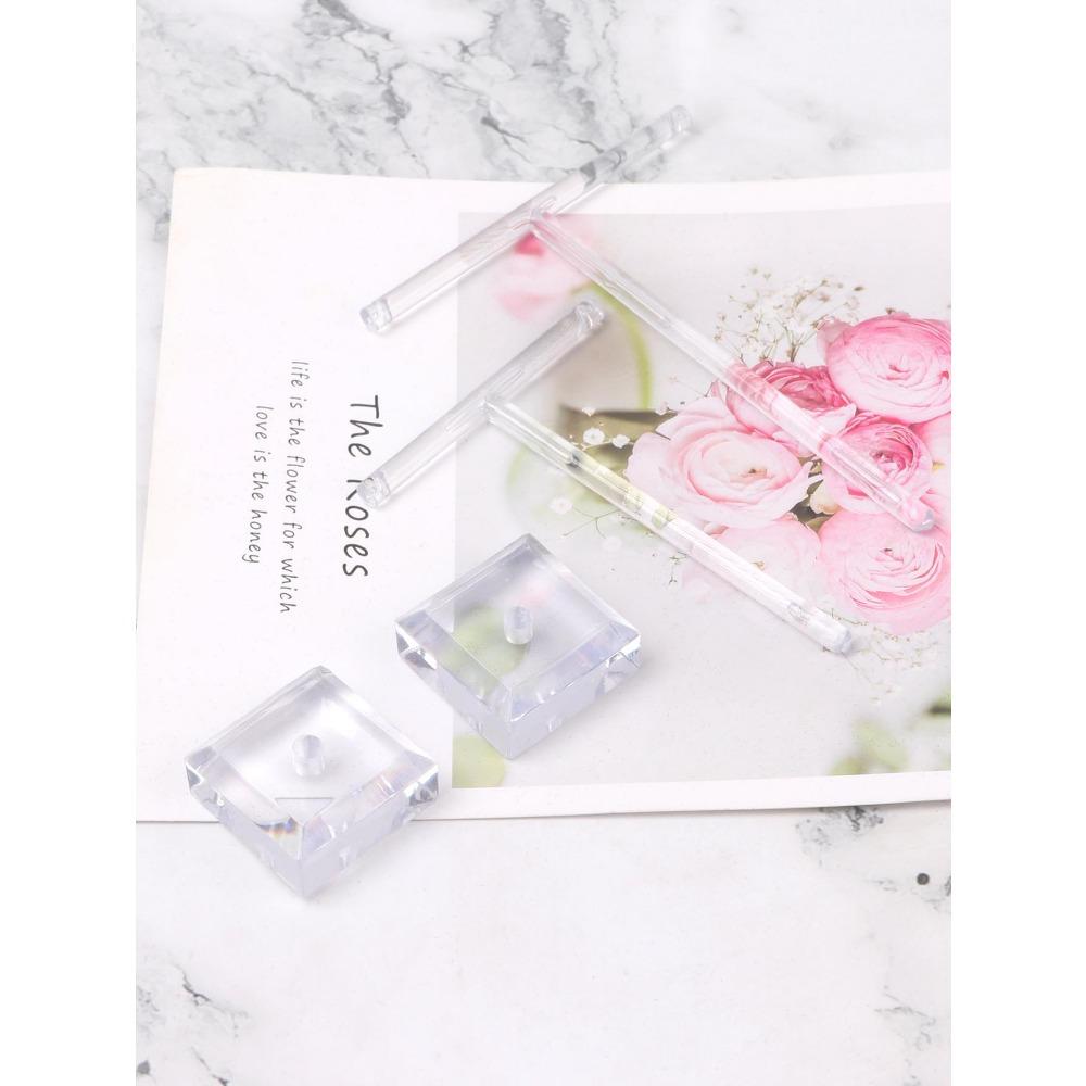 2Pcs Jewelry Display Rack T Shape Stand Show Charms Universal Professional Showcase Boutique Set Earrings Shelf