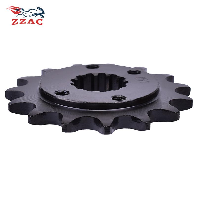 Motorcycle Front Sprocket 520-15T For Kawasaki BJ Estrella 250 GPZ400 GPX400 ZR400 ZXR400 ZX-4 Parts Accessories