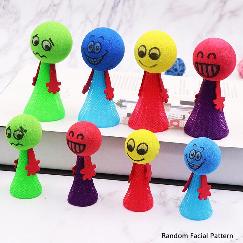 Spring Into Fun With Eva Spring Man Toys Set Of 4, 10cm Size, Great Gift For Friends