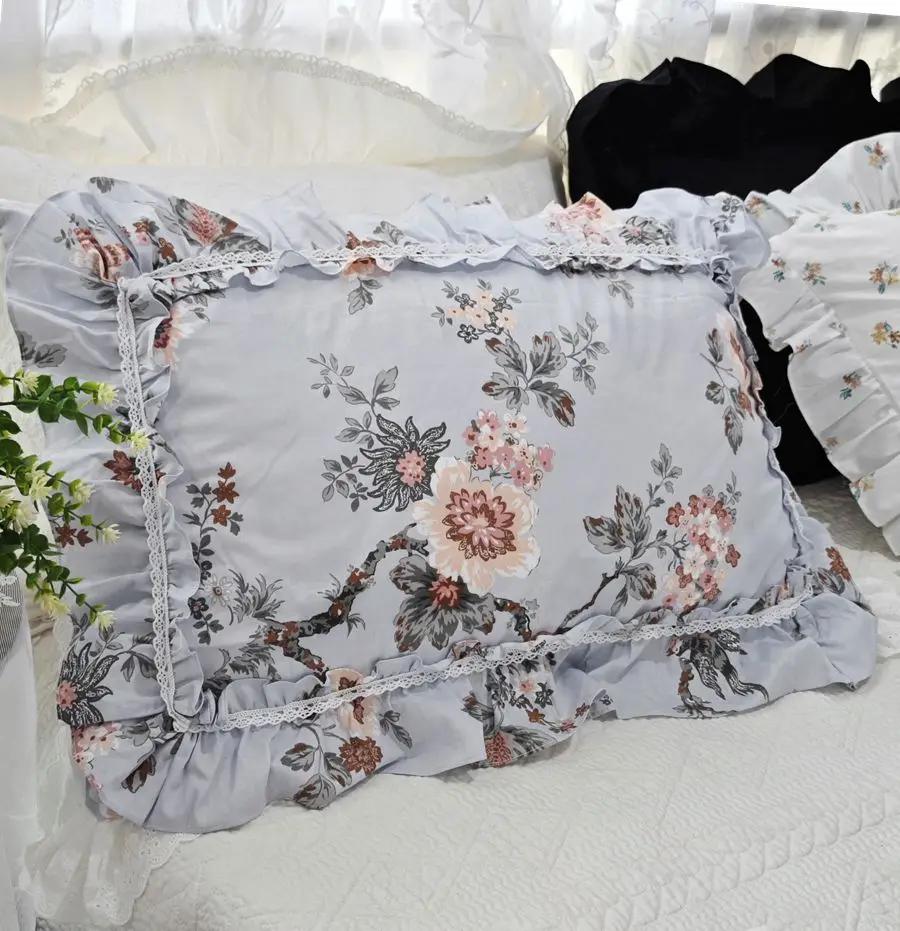 

48x74 см наволочки для домашнего декора кружевная оборка наволочка с буквами наволочка для тела милая наволочка для подушки принцессы 100% хлопок подушка 48cmX74cm