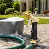 Hochdruck-Gartenschlauchdüse Einstellbare Sprühwasserpistole Multifunktionales Metall-Bewässerungswerkzeug für Außenbereiche Autoreinigung und Rasenbewässerung