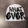 Ever Lettered What Knit Cap Unisex Cold Weather Outdoor Sport Daily Wear Travel
