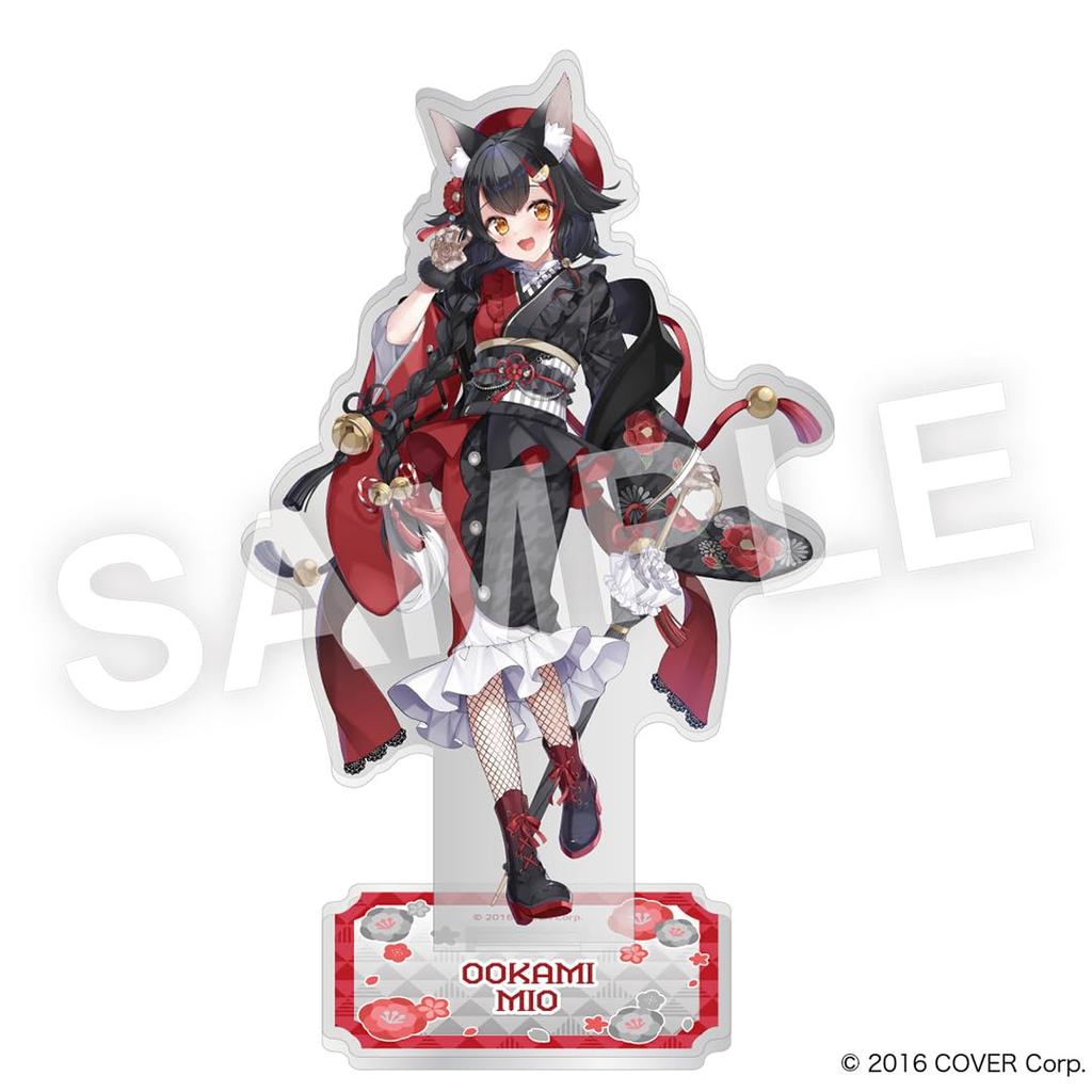 Mio Okami Acrylaufsteller Hololive Holotsuri Harukaze Hanamai Offizielle Waren