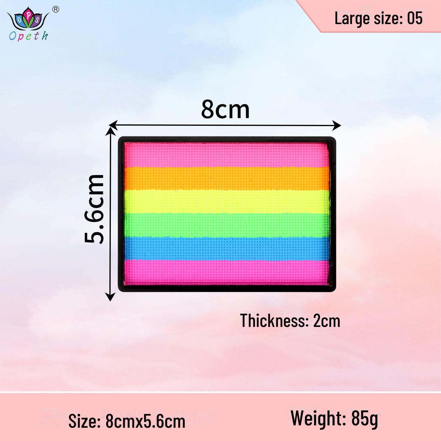 

Водорастворимая радужная краска для лица для детей Water-soluble face paint