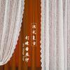 French Vintage Lace Curtain Velvet Fabric Living Room Bedroom Dining