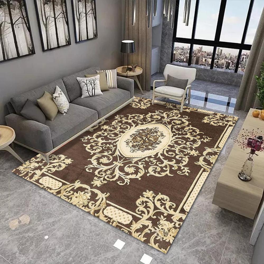 Vintage Floral Pattern Floor Mat, Various Styles with Ornate Scrolls and Animal Motifs, Non - Slip Door Mat for Home Decor