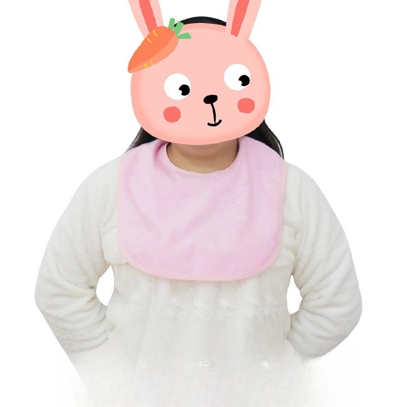 

Elderly Saliva Towel Adult Eating Can Wipe Mouth Bib TPU Water Bib Meal Pocket Apron