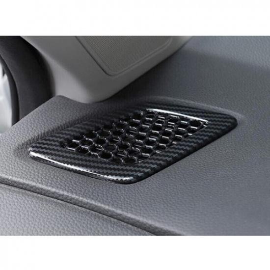 For Honda CR-V CRV 2023 2024 Carbon Fiber Dashboard Air Outlet Vent Cover Trim
