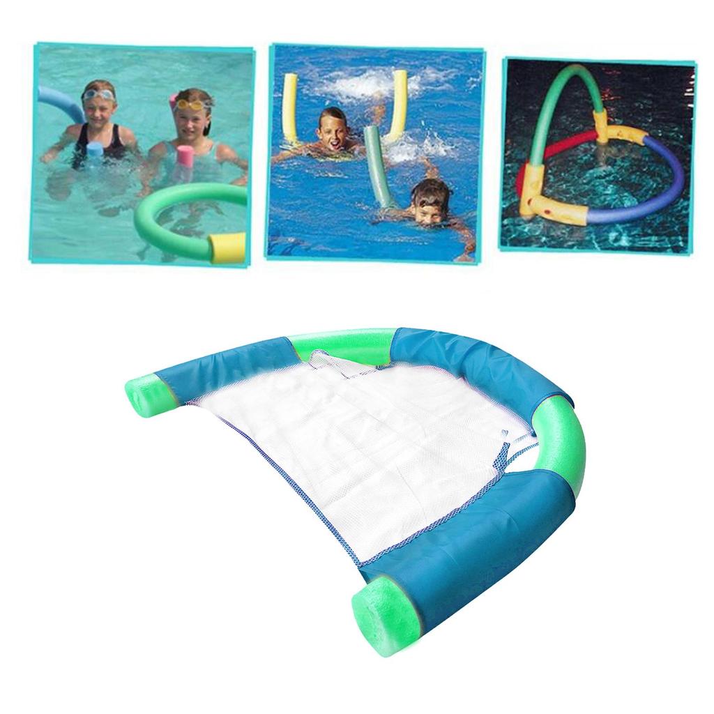 Tragbarer schwebender Stuhl Schwimmnetz Sitz Wasserbett Strand Piscina Pool Sitze