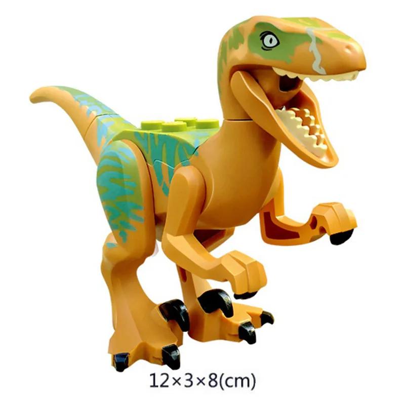 Jurassic World GROSSE Dinosaurier Spinosaurus Indoraptor Triceratop T-Rex Bausteine Charakter zum Zusammenbauen Weihnachtsgeschenk Spielzeug