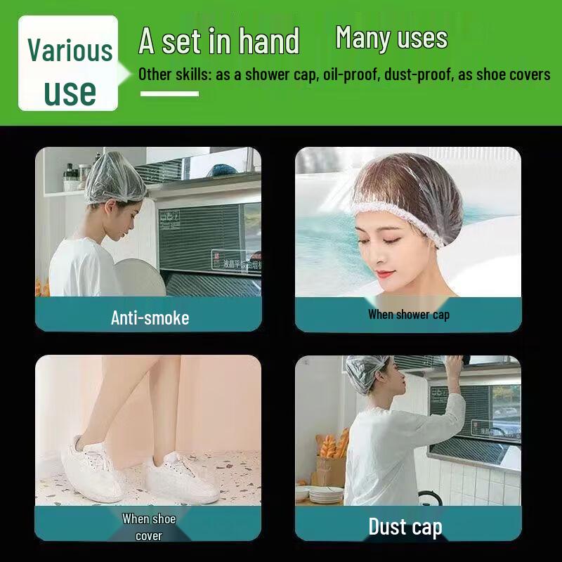 Chahua Elastic Disposable Food Covers, 100-Pack