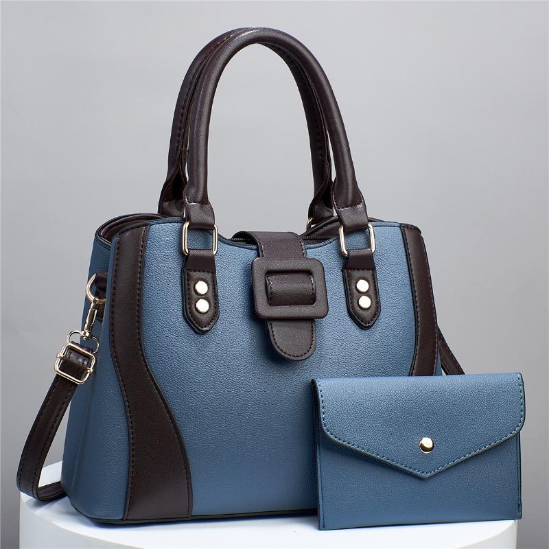 Versatile Large Capacity Women's Handbag Simple High-End Womens Single Shoulder Crossbody Bag Pure Color Casual Tote Bags