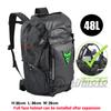 Motocentric Motorrad Rücksitztasche Multifunktionale Wasserdichte Motorradhelm Rucksack Große Kapazität Motocross Hecktasche Gepäck