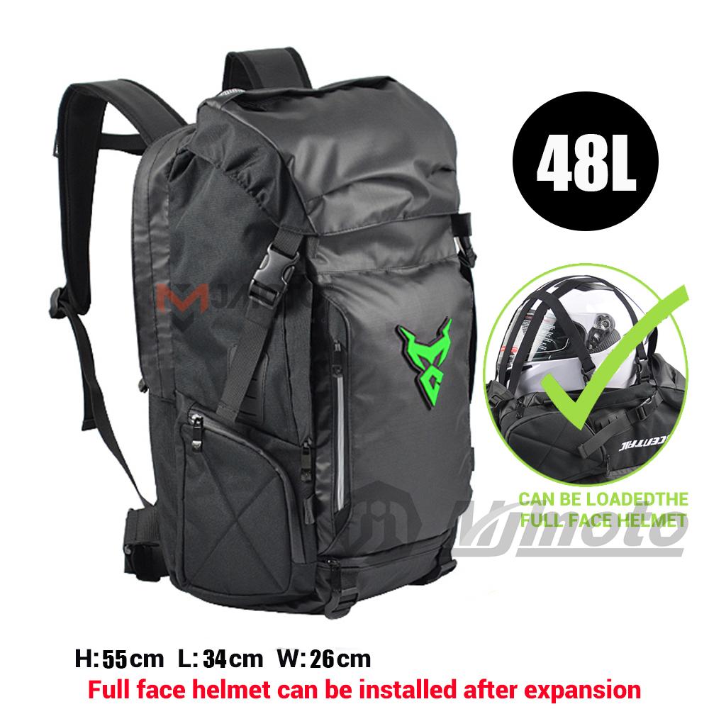 Motocentric Motorrad Rücksitztasche Multifunktionale Wasserdichte Motorradhelm Rucksack Große Kapazität Motocross Hecktasche Gepäck