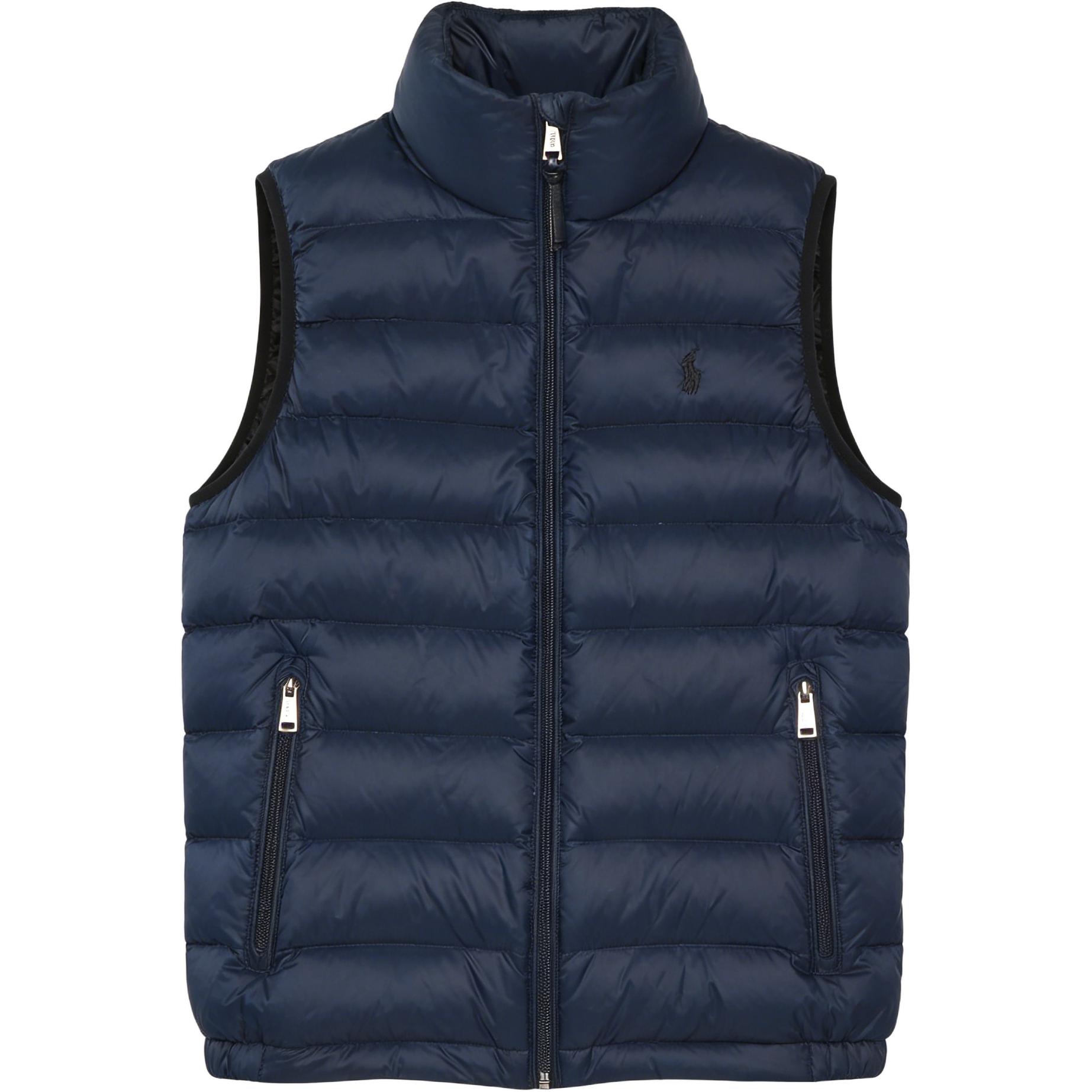 

Жилет утепленный Polo Ralph Lauren однотонный тканый с вышивкой логотипа Small Pony Женские жилеты 211721336-005 XS