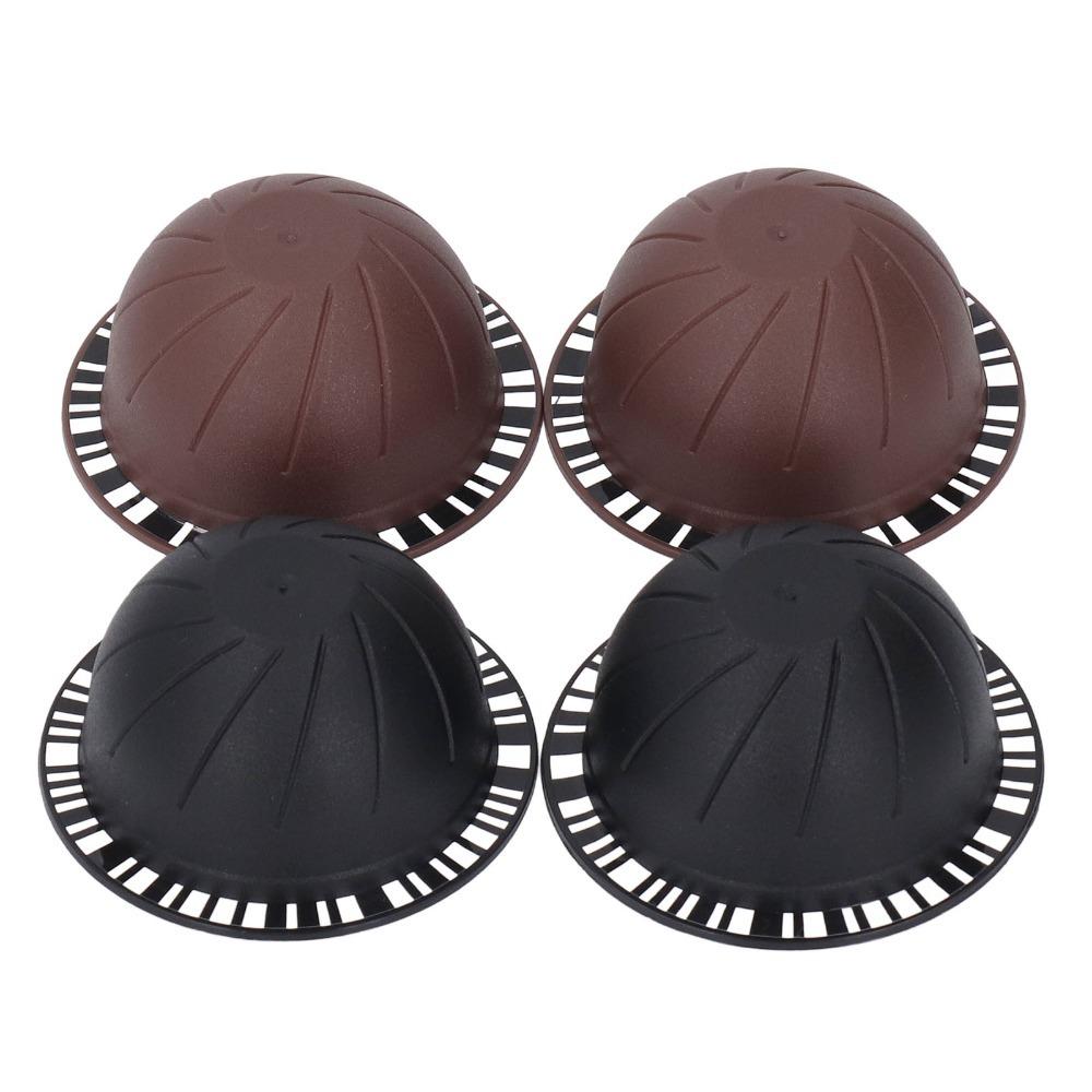4pcs set Self Adhesive Reusable Coffee Pod Coffee Pod Sticker Cover Home Coffee Brewing